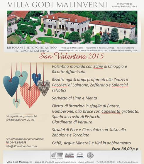 San Valentino 2015 - sabato 14 febbraio