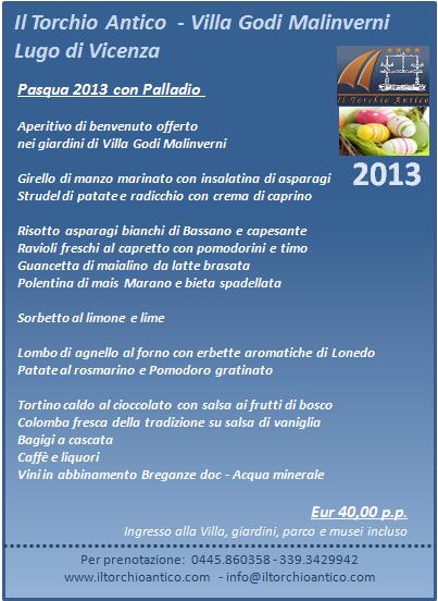 2013-03-31: Pasqua 2013 con Palladio