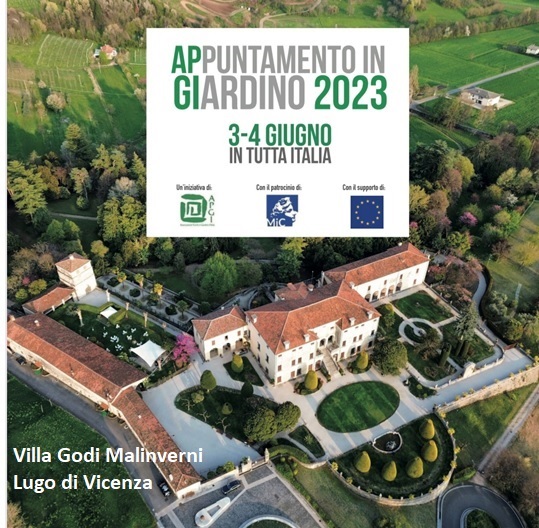 2023-06-04: Appuntamento in giardino 2023 - Villa Godi Malinverni Domenica 4 giugno