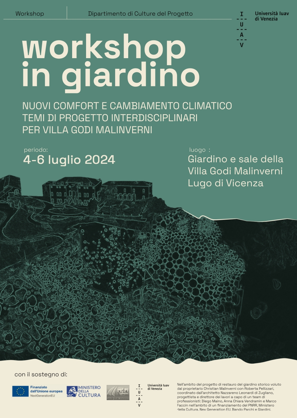04 Luglio 2024 Workshop in giardino - nuovi comfort e cambiamento climatico