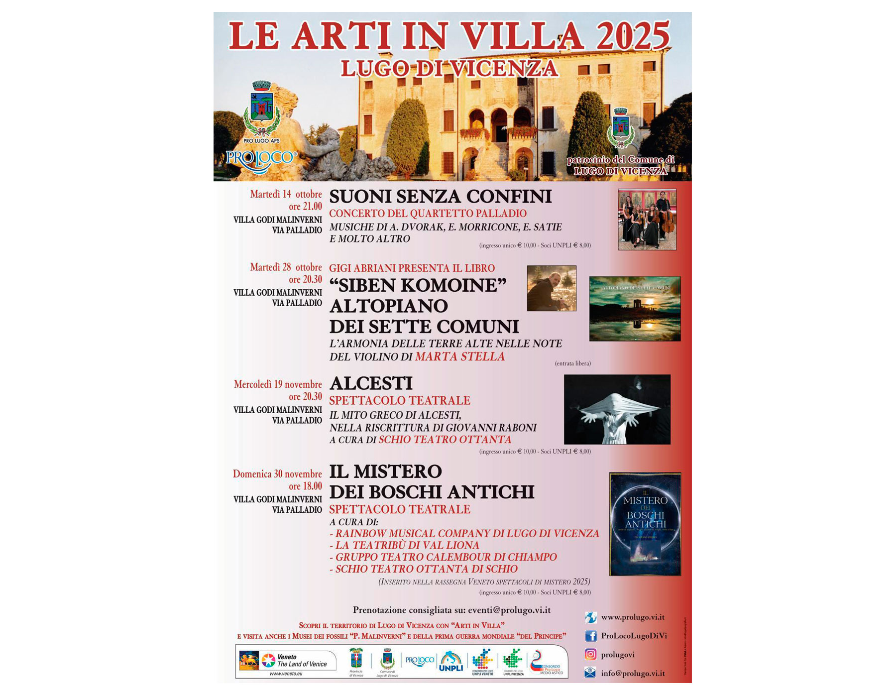 Le Arti in Villa 2025