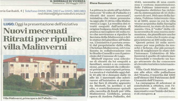 26 Maggio 2013 A Face for Palladio